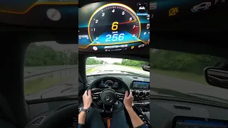 Mercedes-AMG GT Black Series pushing on the Autobahn!