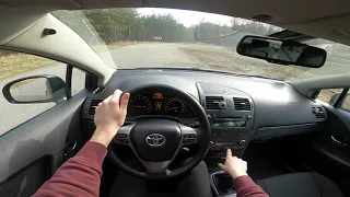 Toyota Avensis 2010 [1.8 Valvematic 147 HP] POV TEST DRIVE | Anonymous Driver