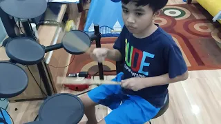 world of our own Westlife drums cover by my student private lesson WA 0899-3890-209