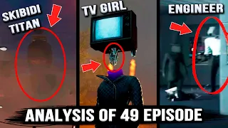 Skibidi Toilet - Episode 49 All Secrets & Easter Eggs! Analysis and Theories