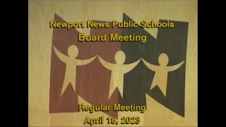 School Board Meeting: April 18, 2023