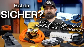 Fahrradschlösser mit Features! Hiplok Z-Lok Kabelbinderschloss, Bügelschloss und Tex-Lock aus Textil