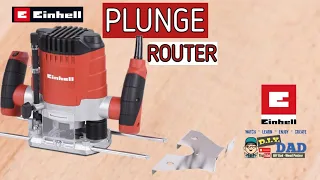 Einhell Plunge Router | Router w/ Vacuum Attachment | DIY Dad Router Review