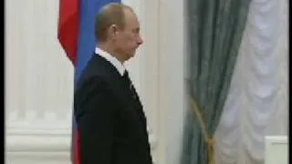 В.Путин.Церемония вручения.21.12.06.Part 1