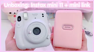 Unboxing: Instax mini 11 and Pink Instax mini Link