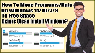 How To Move Files From C To D Drive On Windows 10/11/8/7 Before Clean Install Windows/To Free Space?