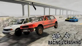 BeamNG Drive - Racing And Crashing The Remastered Covet