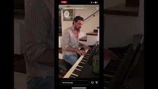 Michele Morrone playing piano and sing his upcoming song #michelemorrone