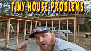 THIS WOULD BE A PROBLEM building a tiny house tiny house, build cabin, build off grid, cabin build