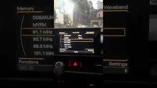 Audi A6 fm radio And volume