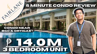 5 Minute Condo Review | 3 Bedroom Condo Unit | Fairlane Residences #dmcihomescondo
