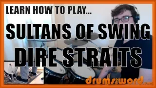 ★ Sultans Of Swing (Dire Straits) ★ Drum Lesson PREVIEW | How To Play Song (Pick Withers)