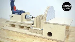 DIY Drill Disc Sander | Drill Powered Disc Sander