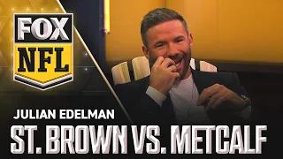 Julian Edelman compares pro-bowl receivers: Seahawks' DK Metcalf vs. Lions' Amon-Ra St. Brown