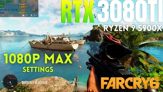 FAR CRY 6 ULTRA RTX ON 1080p |RTX 3080TI | Ryzen 9 5900x Benchmarks |PC Gameplay