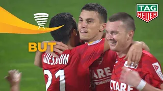 But Vlatko STOJANOVSKI (87' pen) / Nîmes Olympique - RC Lens (3-0) 1/16 de finale NIMES-RCL/2019-20