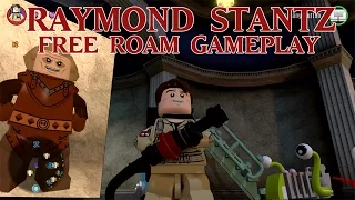 LEGO Dimensions - Ray Stantz Free Roam Gameplay on Ghostbusters World