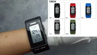 SKMEI 1363 - Review & Setting Jam Tangan Pria Digital Pedometer Fashion (Waktushop Indonesia)