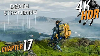 [4K HDR] Death Stranding (Hard / 100% / Exploration). Walkthrough part 17 - Episode 3: Road Builder