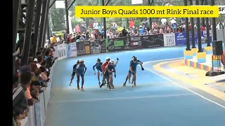 60th RSFI NATIONAL 2022: Junior Boys (14-17 yrs) Quads 1000 mt Rink Final race