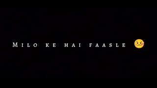 Tu jaane na....🫴🏻❤️‍🩹|Black screen status #blackscreenstatus #lyricalstatus #trendingsong