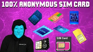 100% Anonymous SIM CARD For BURNER PHONES