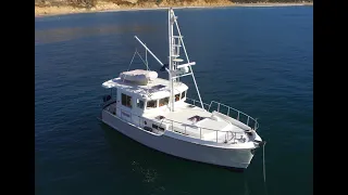 NORDHAVN'S SMALLEST TRAWLER !---- Nordhavn 35 Tour.  Second to last one built!