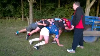 Christleton RUFC Pre-Season Scrum Training