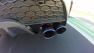 2020 Corolla XSE (CVT) APEXi N1 Extreme Muffler installed Driving Clip 1