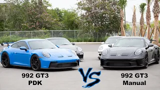 Which one do you get? 992 GT3 PDK vs 992 GT3 Manual