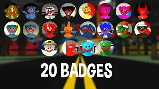 How to get the 20 BADGES in Poppy Playtime Morphs