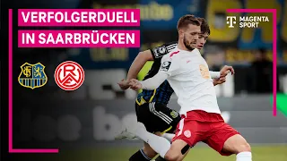 1. FC Saarbrücken – Rot-Weiss Essen, Highlights mit Live-Kommentar | 3. Liga | MAGENTA SPORT