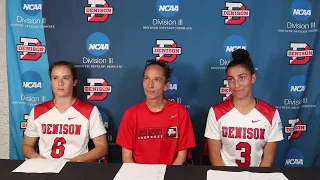 2024 NCAA Women's Lacrosse Round 2 Post Game Interview Denison