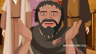 Bible stories for children - Jesus Heals a Man Born Blind ( Kids Cartoon Animation in German )