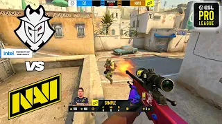 s1mple vs m0NESY! - G2 vs NaVi - ESL Pro League | CS:GO