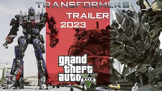 Optimus Prime Vs Megatron GTA 5 trailer 2023