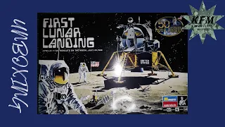 MONOGRAM FIRST LUNAR LANDING 50th ANNIVERSARY 1/48th   UNBOXING