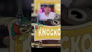 Cuphead DLC - Streamer gets trolled HARD! - Fake Knockout #shorts
