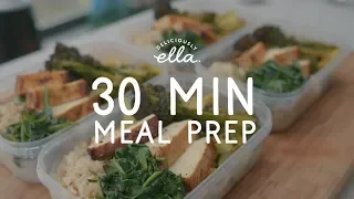 30 Minute Meal Prep | Vegan | Deliciously Ella