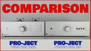 Phono Preamp Comparison - Pro-Ject Phono Box RS vs Pro-Ject Tube Box DS2 - Blind Test - Vinyl