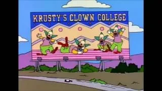 The Simpsons - Clown College Ad Gets to Homer