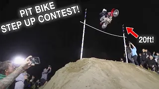 The WORLDS FIRST Pit Bike STEP UP CONTEST!!