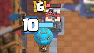 Using OVERLEVELED Balloon in LOW LADDER 🏆