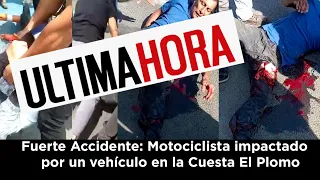Ultima Hora Accidente en Cuesta del Plomo Managua