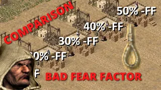 Bad FEAR FACTOR Level Comparison - Stronghold Crusader