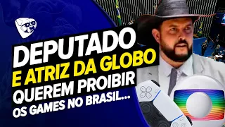 DEPUTADO e ATRIZ Da Globo Querem PROBIR Os Games No BRASIL! DE NOVO É Tudo CULPA Dos Video Games