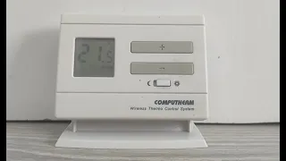 Procedura de Reacordare al Termostatului de Ambient Wireless de la Computherm model Q3RF