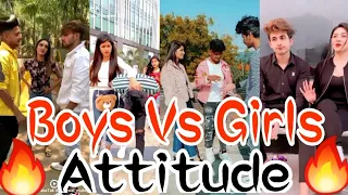 🔥 🔥 Boys Vs Girls Attitude Tik Tok Video | 😎 Attitude Tik Tok Video 2021 | Girls Attitude Tik Tok🔥