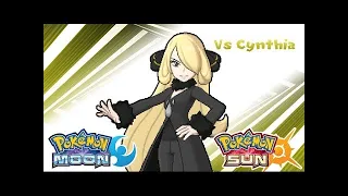 Pokemon Sun & Moon - Cynthia Battle Music (HQ)