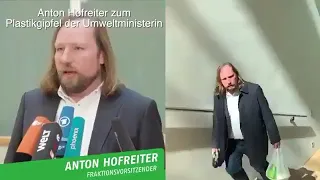 REUPLOAD: Anton Hofreiter zum Plastikgipfel der Umweltministerin